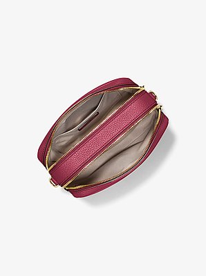 Bandolera Bryant para c&aacute;mara mediana de piel granulada