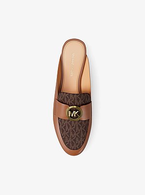 Mckenzie Logo and Leather Mule