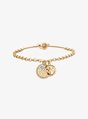 Pav&eacute; Charms Slider Bracelet