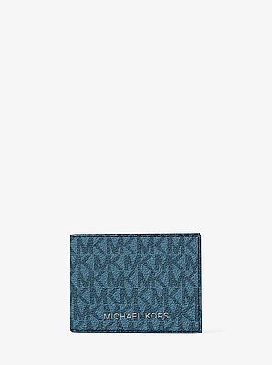 Cooper Striped Signature Logo Billfold Wallet With Passcase