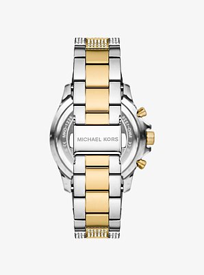 Oversized Everest Pav&eacute; Two-Tone Watch