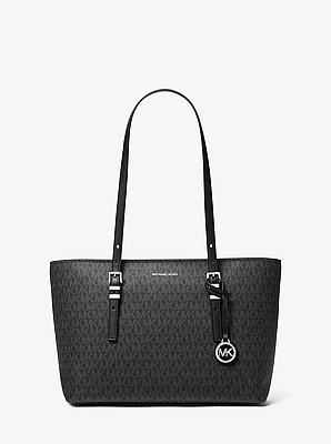 Shopper Quinn Medium aus Signature-Logostoff und Leder