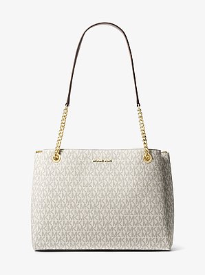 Soho Medium Signature Logo Tote Bag