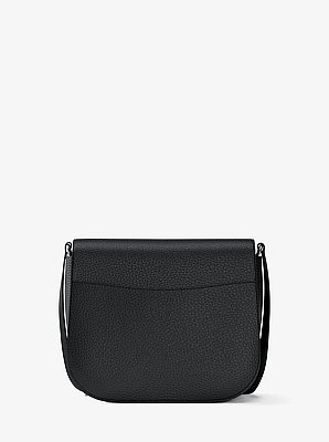 Borsa a tracolla Emilia piccola in pelle martellata