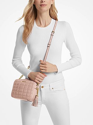 Umh&auml;ngetasche Jet Set Medium aus abgestepptem Leder