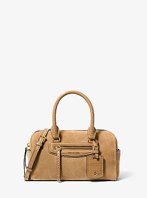 Bowling-Umh&auml;ngetasche Jet Set Travel Extra-Small aus Wildleder
