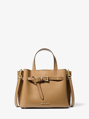Henkeltasche Emilia Small aus gekrispeltem Leder