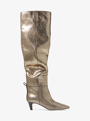 Daniela Metallic Leather Boot