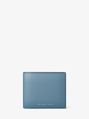 Cooper Pebbled Leather Billfold Wallet With Passcase