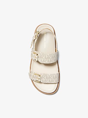 Sandale Nia &agrave; logo Signature