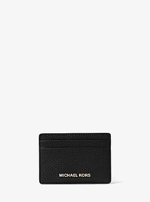 Pebbled Leather Card Case