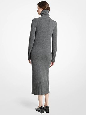 Wool Turtleneck Dress