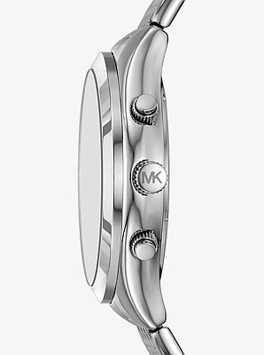 Oversized Aspyn Silver-Tone Watch