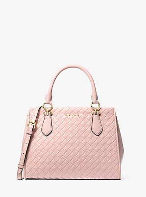 Marilyn Medium Woven Satchel
