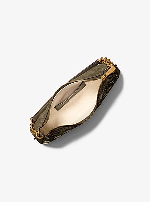 Nolita Medium Hand-Woven Leather Chain Pochette