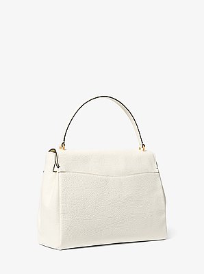 Hamilton Large Textured Leather Slouchy Satchel