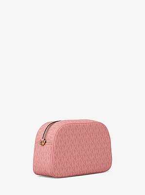 Jet Set Small Signature Logo Camera Crossbody Bag