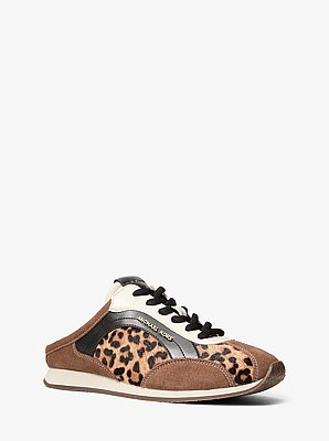 Avi Mixed-Media Slip-On Sneaker