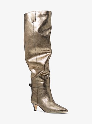 Daniela Metallic Leather Boot