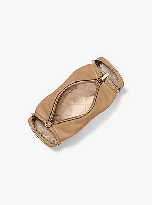 Bandolera Jet Set Travel peque&ntilde;a convertible de piel granulada
