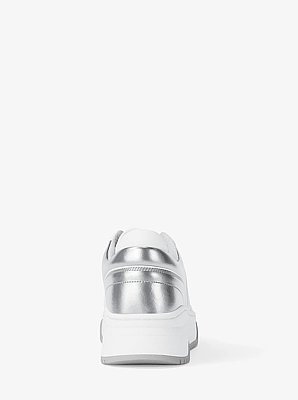 Lexi Metallic Embellished Logo Sneaker