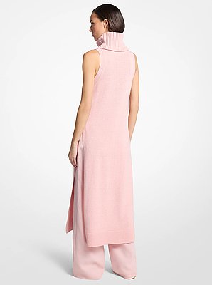 Cashmere and Linen Turtleneck Tunic