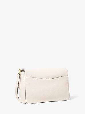 Kacey Large Pebbled Leather Convertible Shoulder Bag