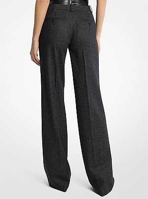 Pantal&oacute;n ancho Camilla de denim de lana