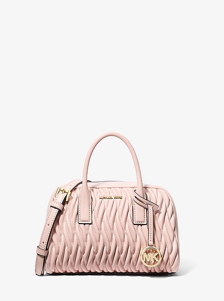 Ashton Small Matelass&eacute; Messenger Bag