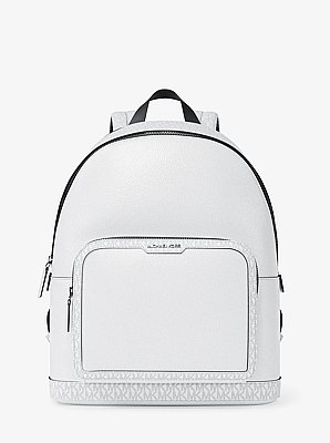 Sac &agrave; dos de transport Cooper de taille moyenne en cuir grain&eacute; &agrave; logo Signature