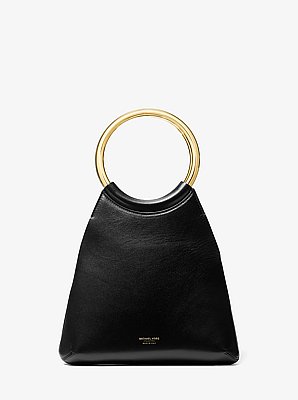 Mala tote com argola em pele Ursula pequena