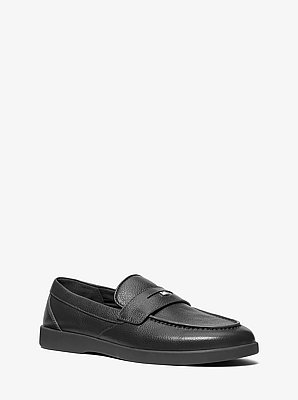Loafer Wesley van getrommeld leer
