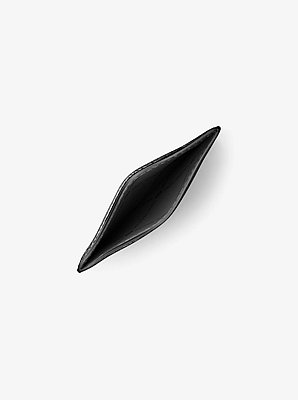 Jet Set Pebbled Leather Card Case