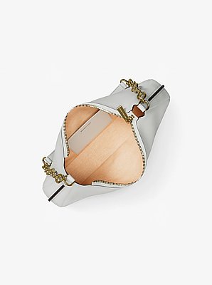 Nolita Medium Pebbled Leather Chain Pochette image number 1