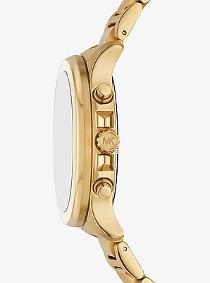 Oversized Sage Gold-Tone Watch