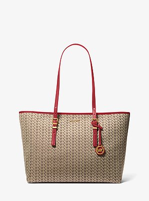 Quinn Large MK2000 Logo Jacquard Tote Bag