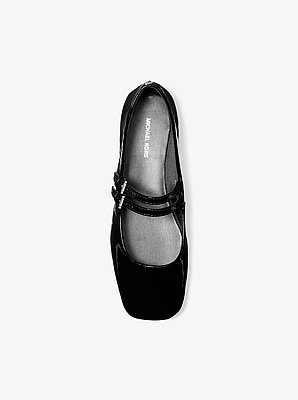 Chausson de ballet Matilda Flex en cuir verni