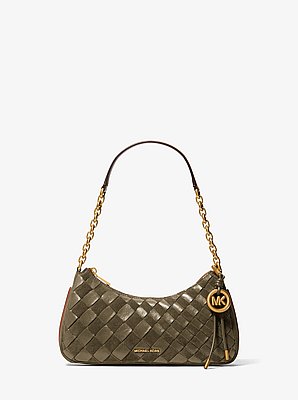 Nolita Medium Hand-Woven Leather Chain Pochette
