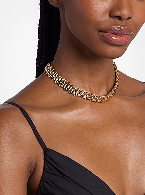 Two-Tone 3-Link Necklace