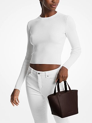 Jordi Small Leather Tote Bag