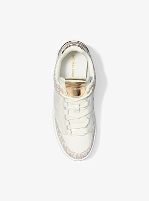 Plateau-Sneaker Ryder aus Materialmix