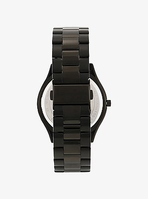 Oversized Slim Runway Black-Tone Watch