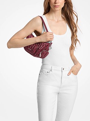 Merritt Small Matelass&eacute; Convertible Shoulder Bag