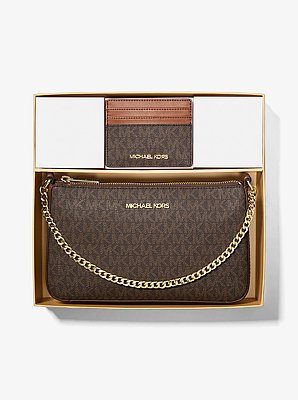 Medium Logo Pouch and Card Case Gift Set