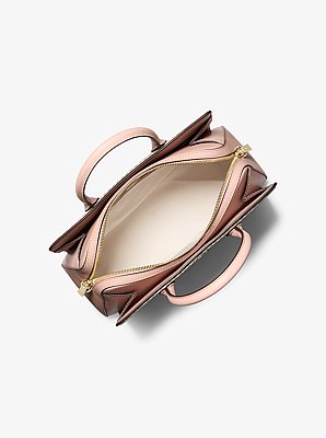 Laila Medium Signature Logo Satchel