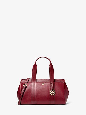 Foster Small Pebbled Leather Satchel