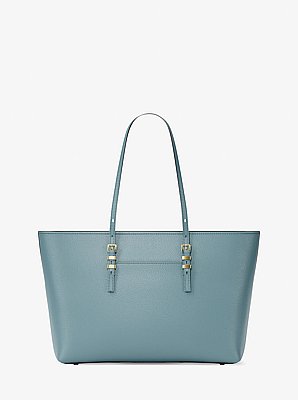 Quinn Large Pebbled Leather Tote Bag