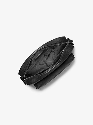 Hudson Textured and Signature Logo Camera Crossbody Bag