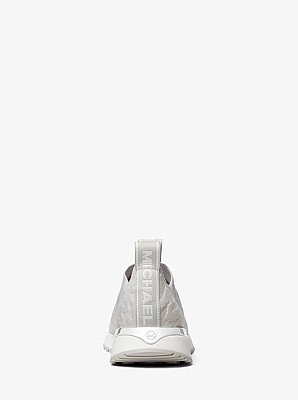 Bodie Logo Embossed Stretch Knit Slip-On Trainer