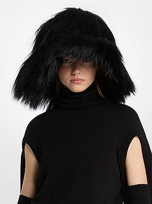 Long Haired Shearling Hat